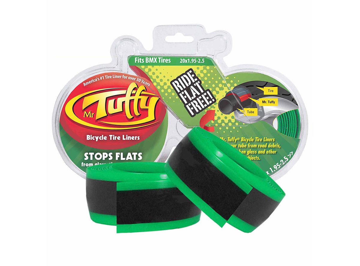Mr. Tuffy Original Anti Flat Tire Liners - 20" - Green Green 20" - 1.95-2.5" BMX Tires