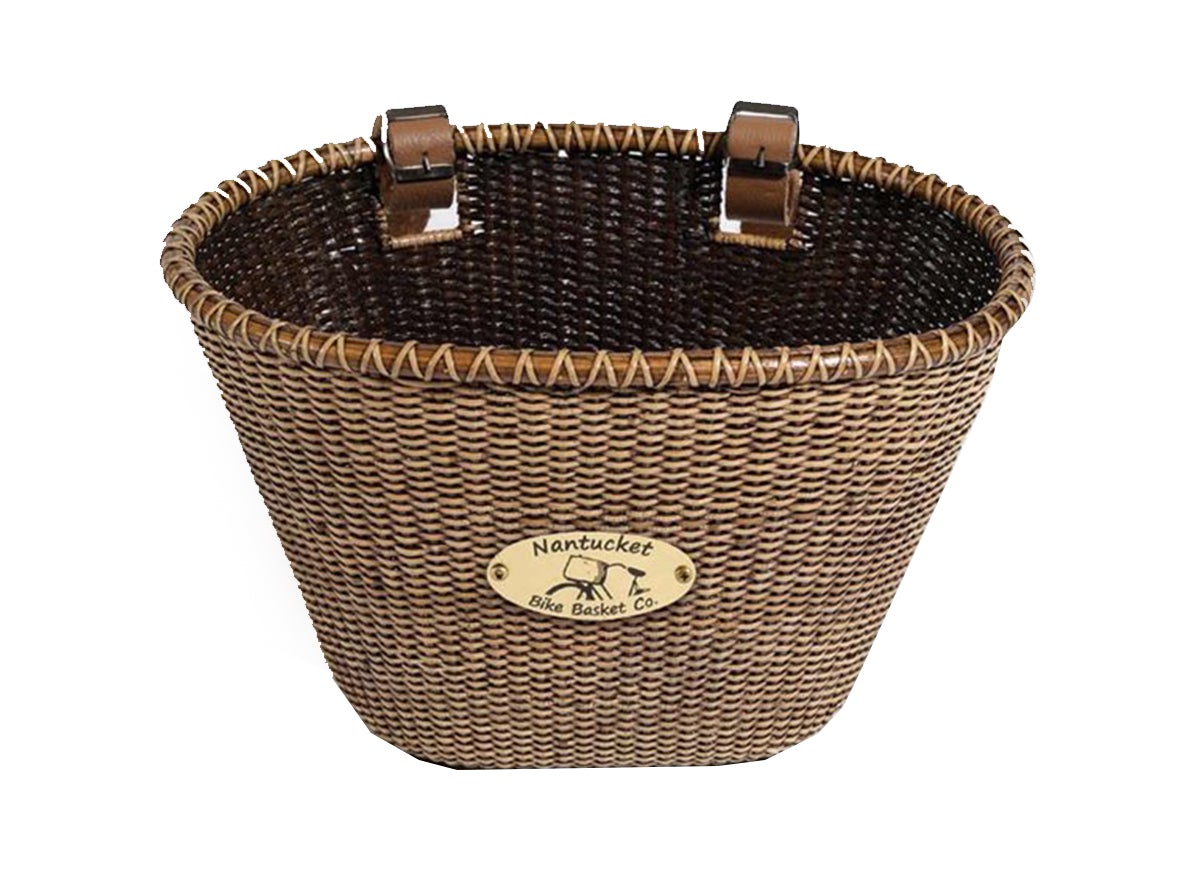 Nantucket Lightship Front Basket - Dark Stain Dark Stain