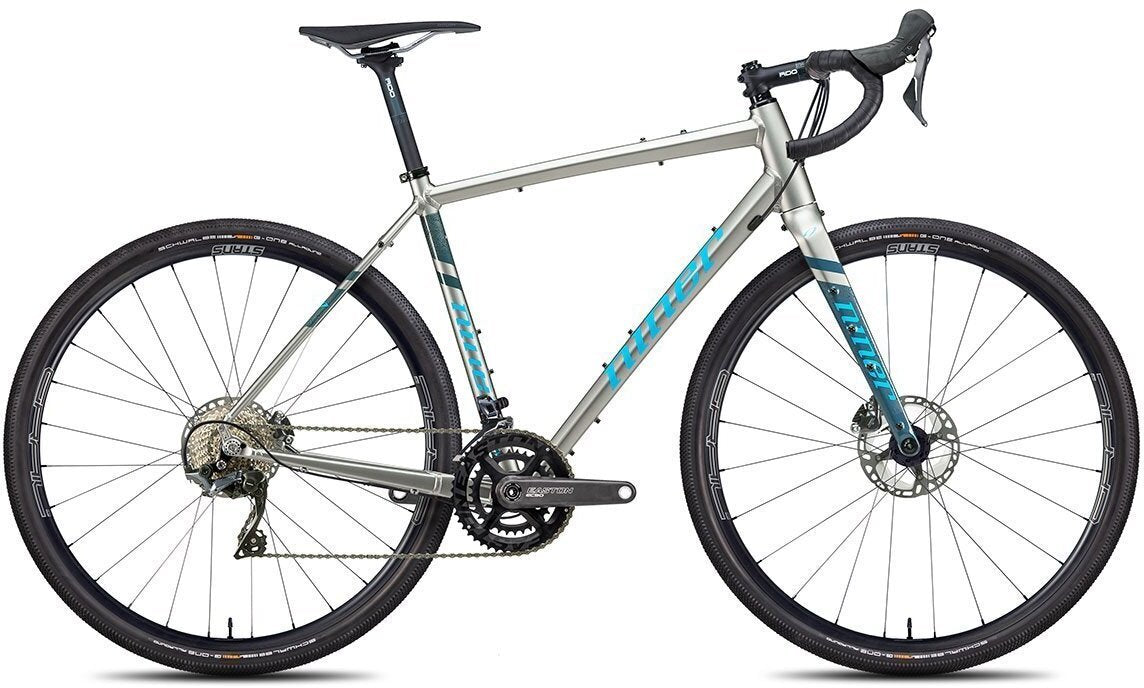 niner bikes gravel Niner RLT 9 700c - 2-Star Apex - Forge Gray-Skye Blue