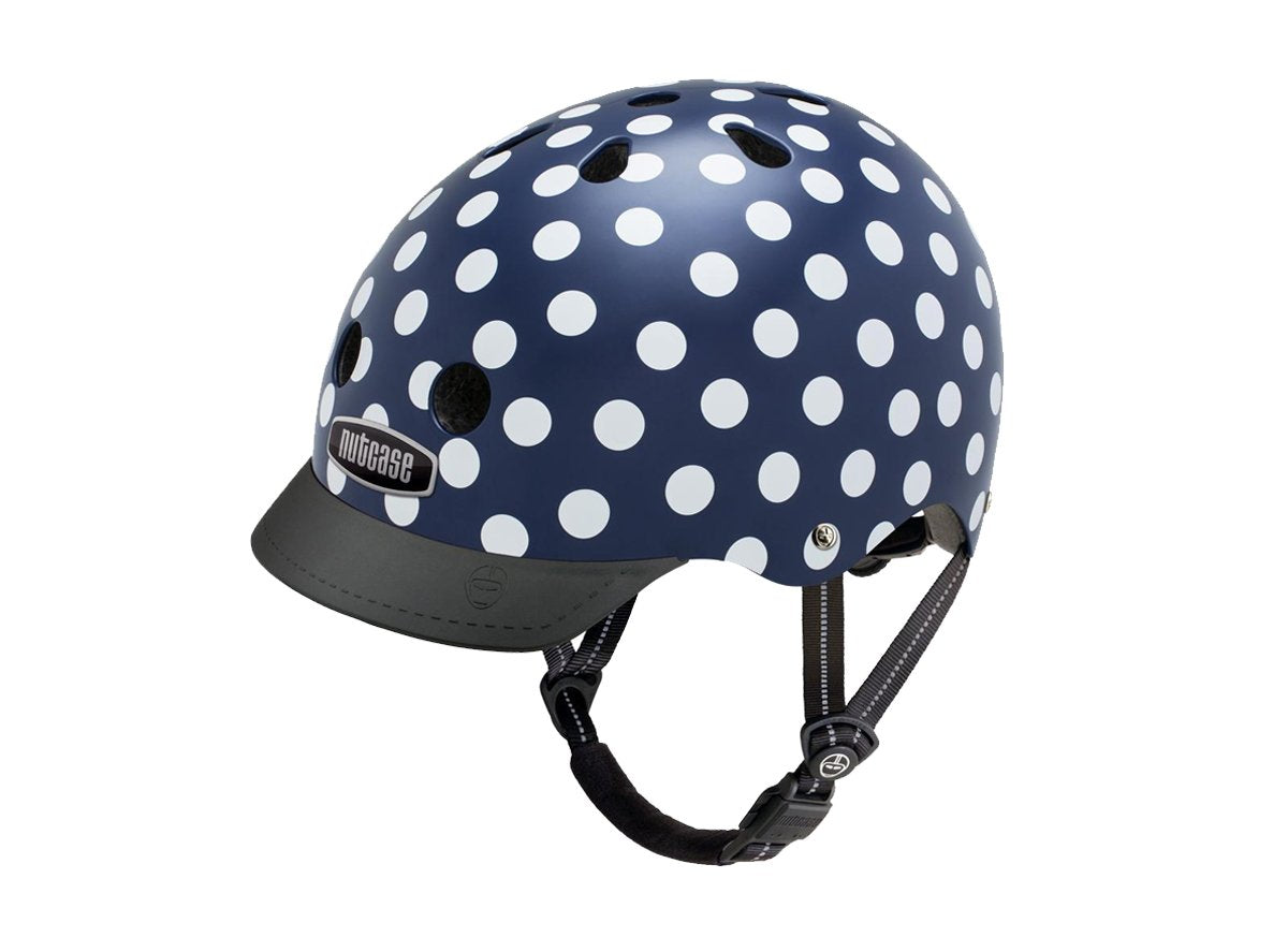 Nutcase Navy Dots Urban Helmet - Navy Navy Small