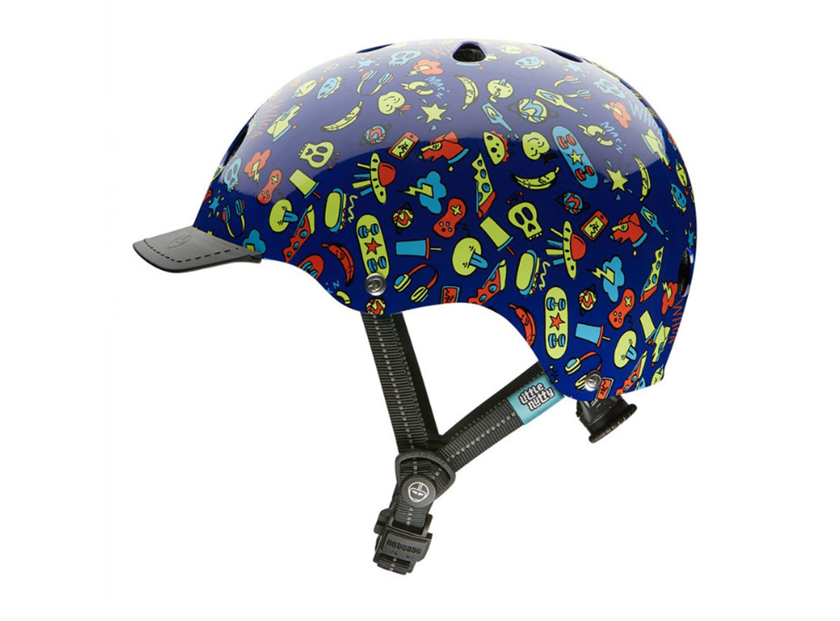 Nutcase Little Nutty Cool Kid Street Helmet Blue - Multi One Size