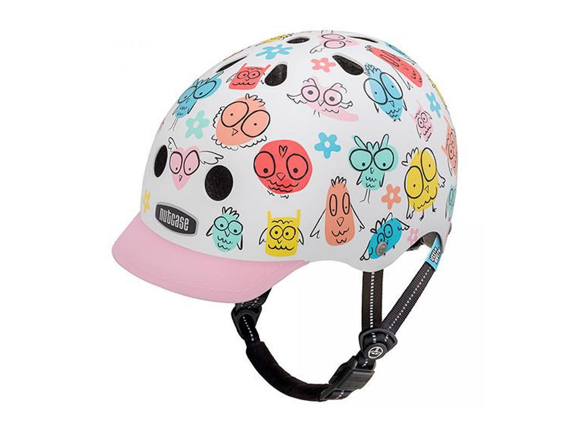 Nutcase Little Nutty Owl Party Street Helmet White - Multi One Size
