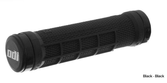 ODI Ruffian MX Lock-On Bonus Pack Grips - Black Black Black Clamps