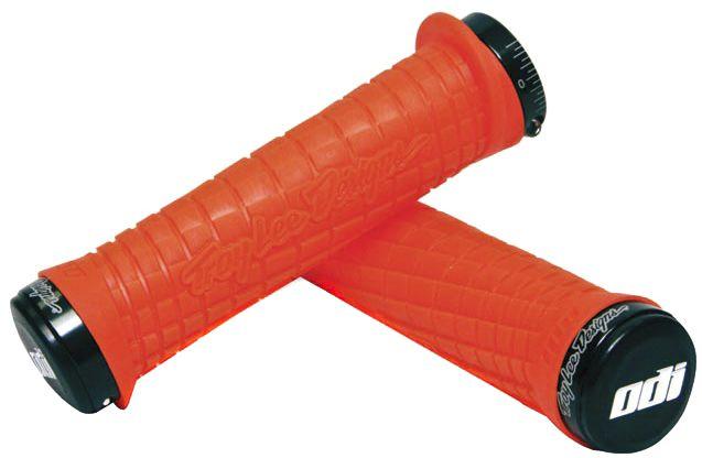 ODI Troy Lee Lock-On Bonus Pack Grips - Orange