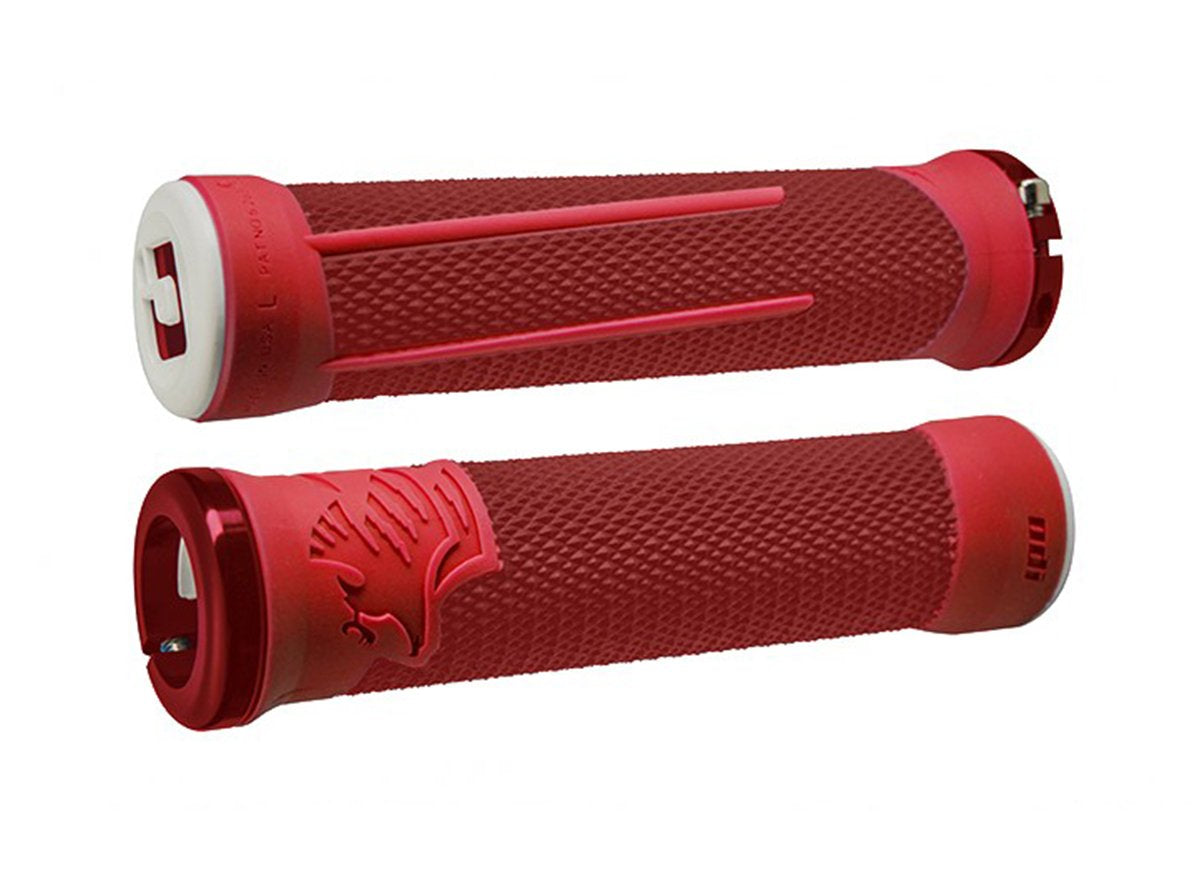 ODI AG-2 Lock-On Grips Red-Red – Cambria Bike