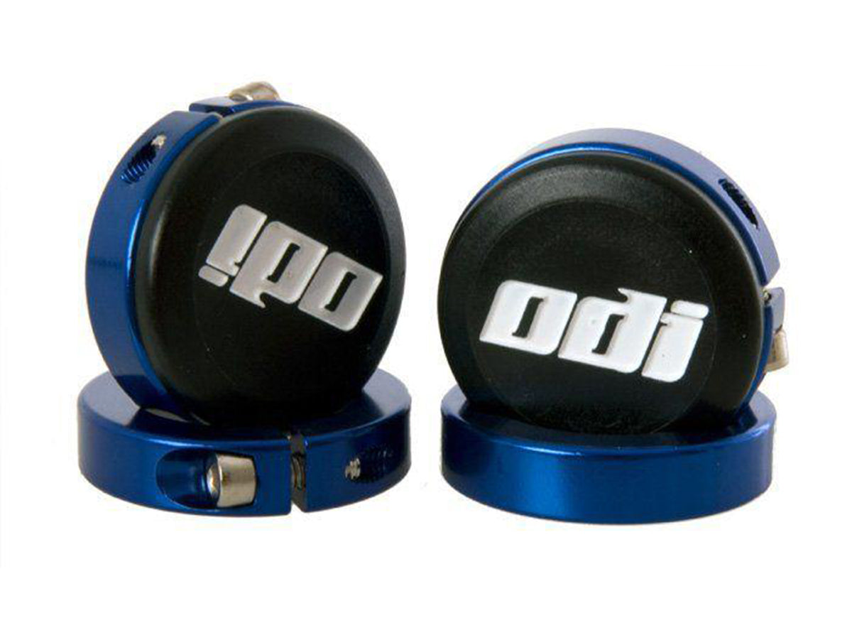 ODI Lock-Jaw Clamps & Snap Caps - Blue Blue