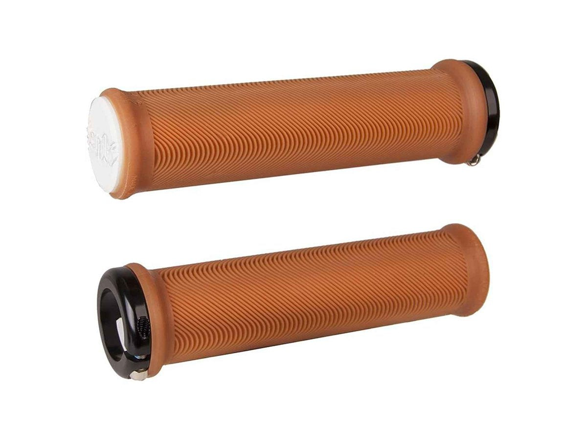 ODI Sensus Lite v2.1 Lock-On Grips - Gum-White-Black Gum - White - Black