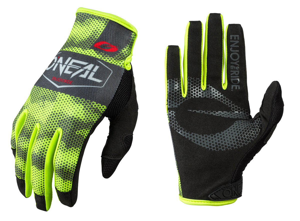 O'Neal Mayhem Covert MTB Glove - Charcoal-Neon Charcoal - Neon Medium