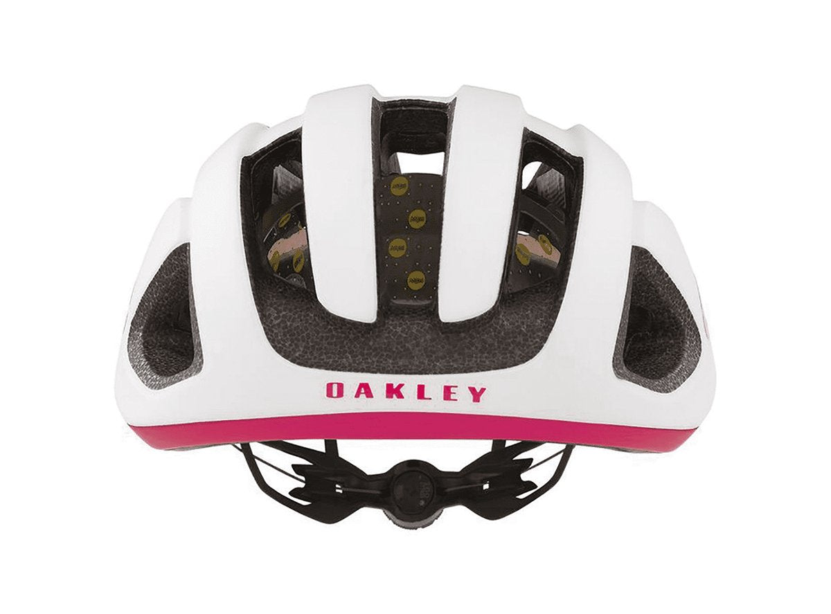 Oakley ARO3 Road Helmet - White-Rubine Red
