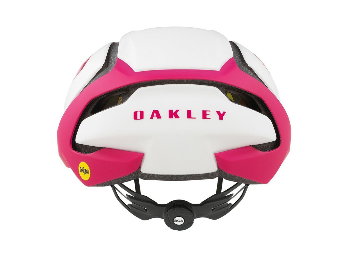 Oakley ARO5 Road Helmet - White-Rubine Red