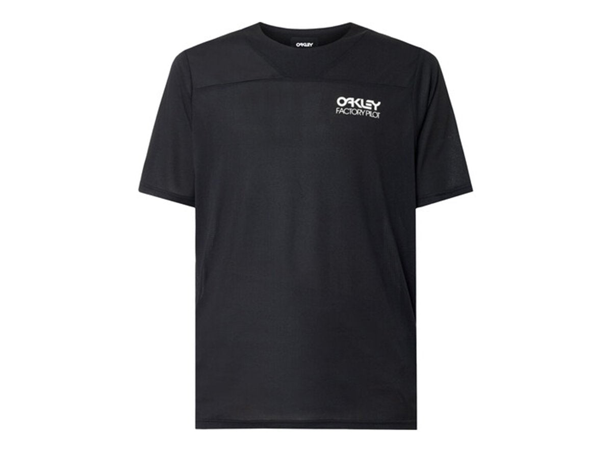 Oakley Cascade Short Sleeve Trail Tee - Blackout - 2021 Blackout X-Small
