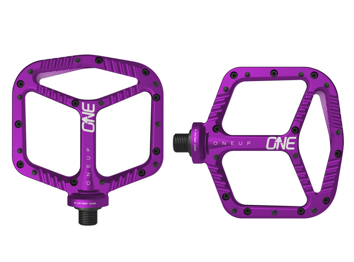 OneUp Aluminum Platform Pedals - Purple Purple