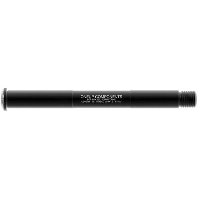 OneUp Fork Thru Axle - Fox 15x110mm Boost - Black Black