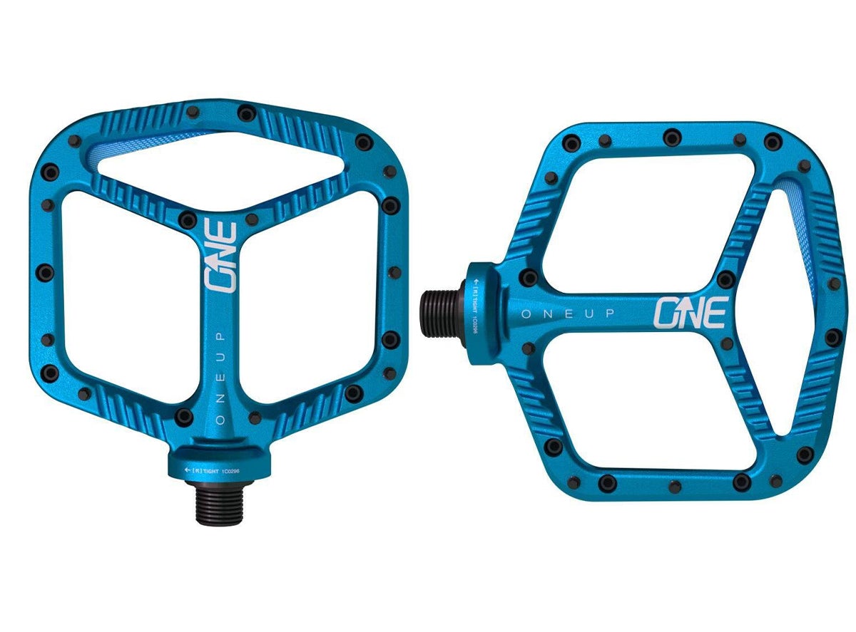 OneUp Aluminum Platform Pedals - Blue Blue