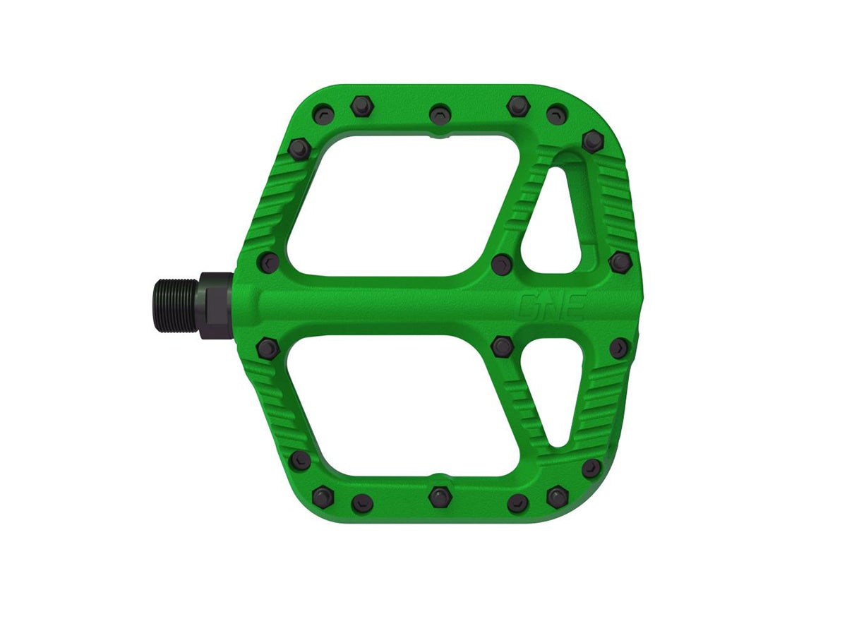 OneUp Comp Platform Pedals - Green Green