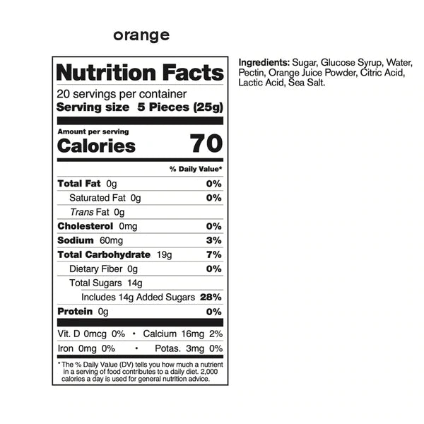 Skratch Labs Sport Energy Chews - Orange