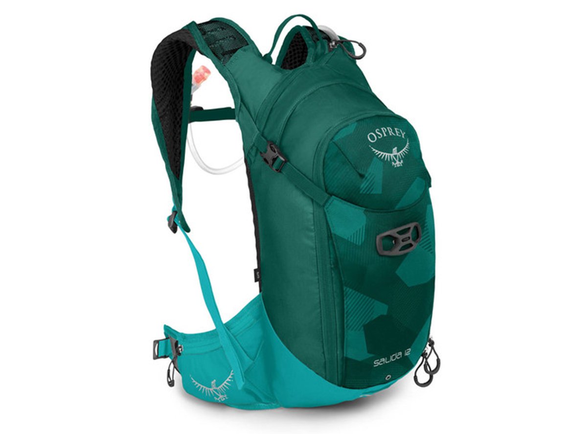 Osprey Salida 12 Hydration Backpack - Womens - Teal Glass Teal Glass 2.5L Hydraulics LT Reservoir
