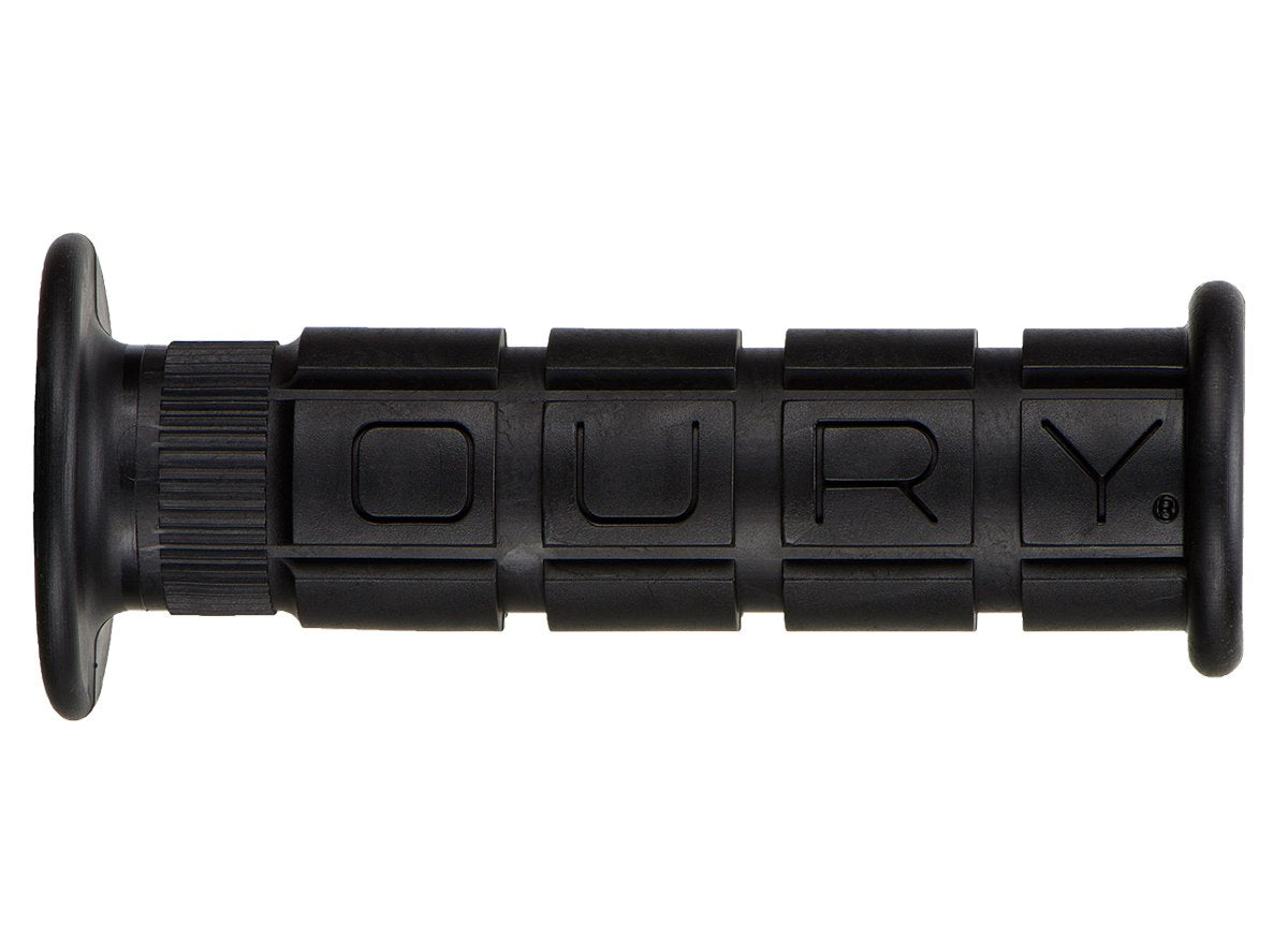 Oury Single Compound Grips with Flange - Black Black