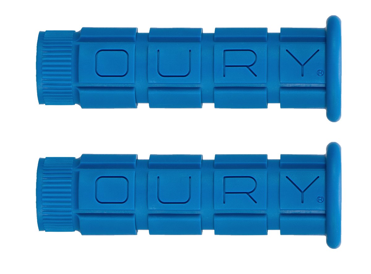 Oury Single Compound MTB Grips - Blue Blue