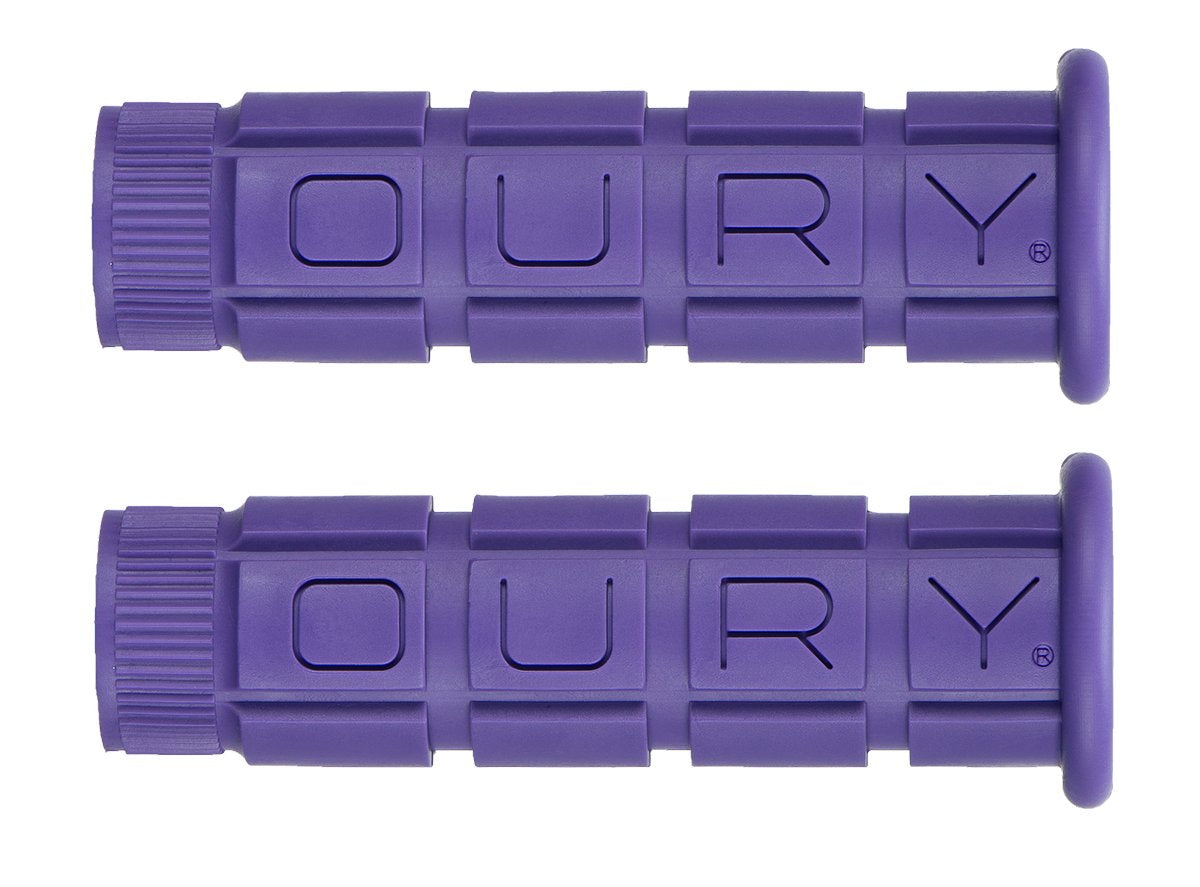Oury Single Compound MTB Grips - Purple Purple