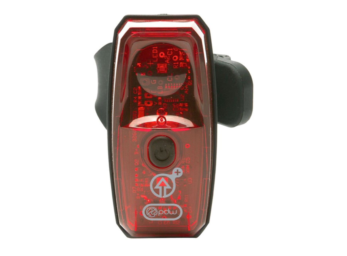 PDW Gravity+ 100 Tail Light - Black-Red Black - Red