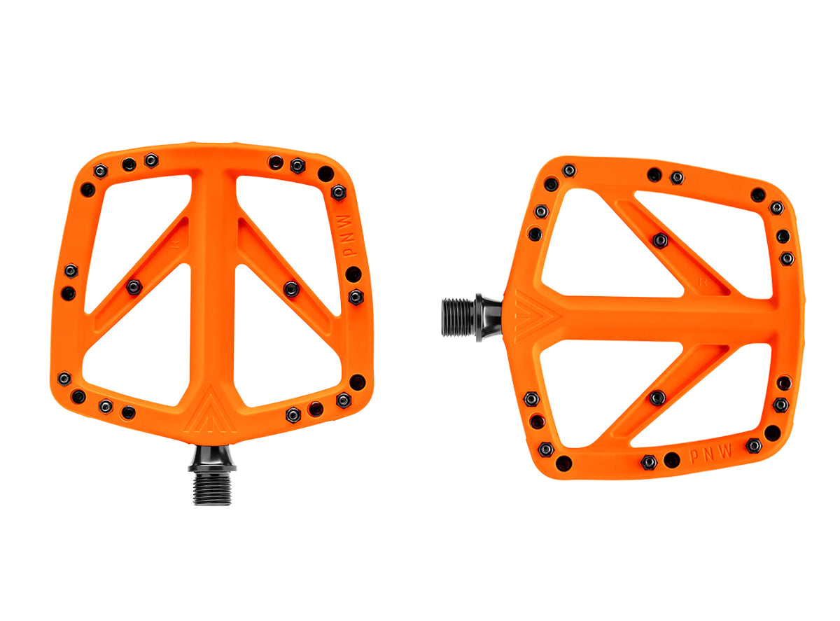 flat pedal orange PNW Components Range Composite Pedals (Safety Orange)