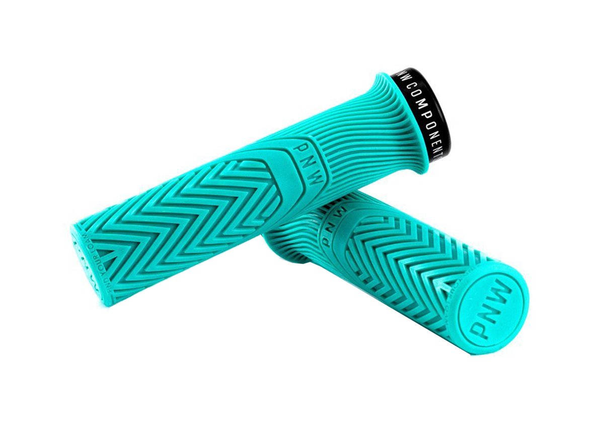 PNW Loam MTB Lock-On Grips - Seafoam Teal Seafoam Teal