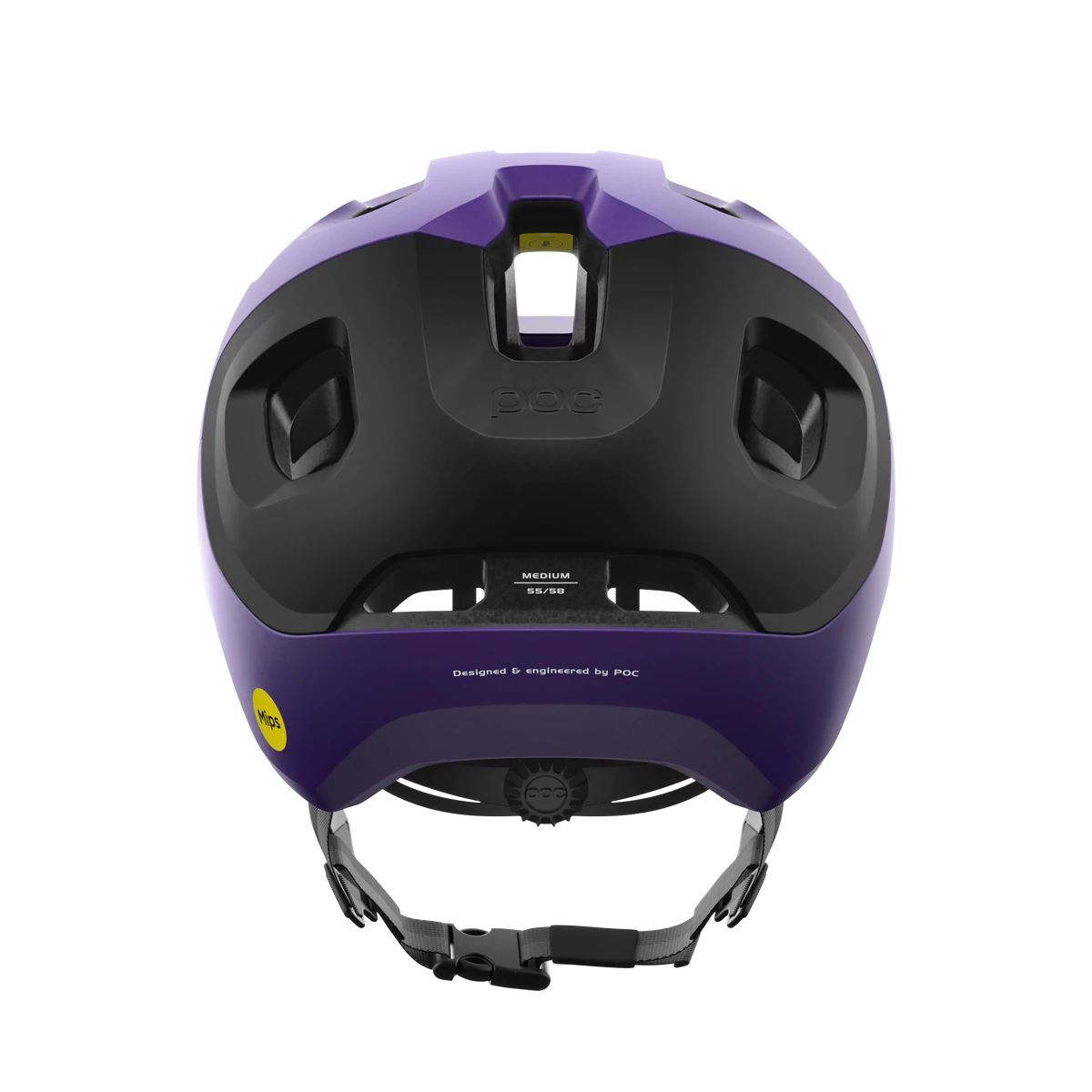 POC Axion Race MIPS MTB Helmet - Sapphire Purple-Uranium Black Metallic-Matt
