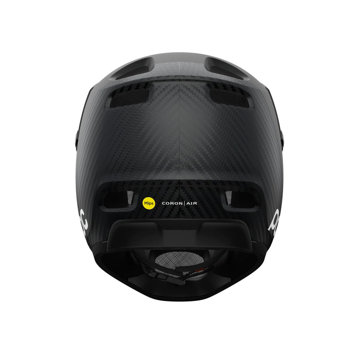 POC Coron Air Carbon MIPS Full Face Helmet - Carbon Black