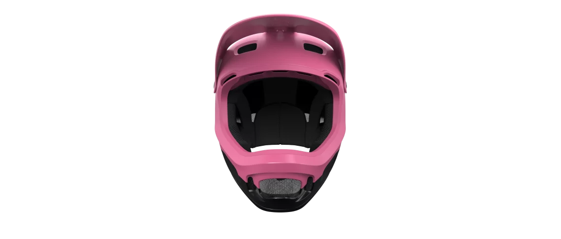 POC Coron Air MIPS Full Face Helmet - Actinium Pink-Uranium Black Matt