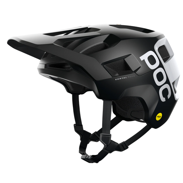 POC Kortal Race MIPS MTB Helmet - Uranium Black Matt-Hydrogen White