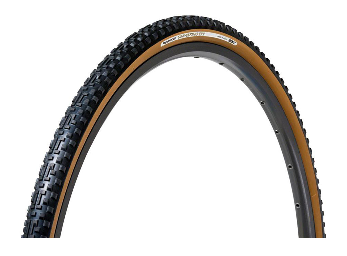Panaracer GravelKing EXT Plus 700c Folding Cyclocross Tire - Black-Brown 38c ProTite