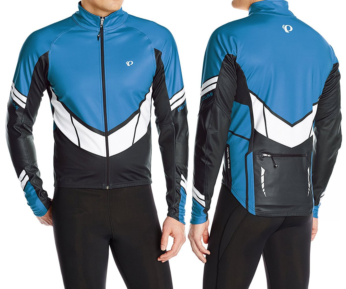 Pearl Izumi Elite Ltd Softshell Cycling Jacket - Mykonos Blue-Black Mykonos Blue - Black Medium