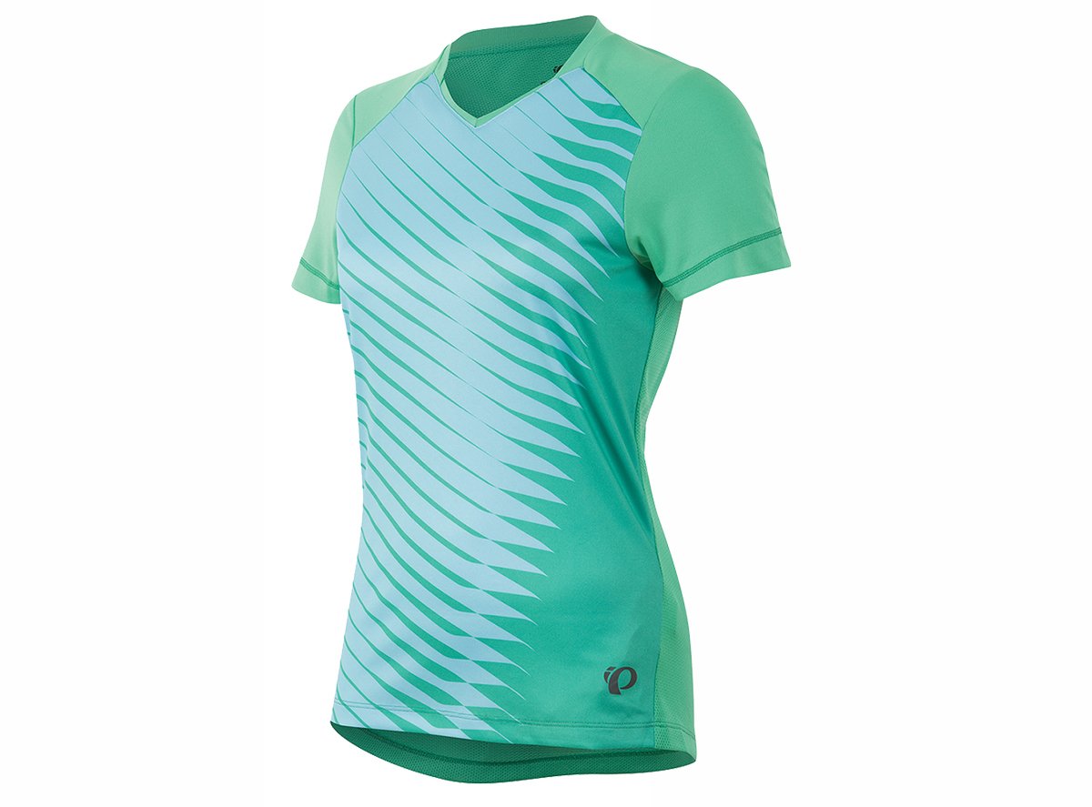 Pearl Izumi Launch Short Sleeve MTB Jersey - Womens - Gum Drop Gumdrop Medium