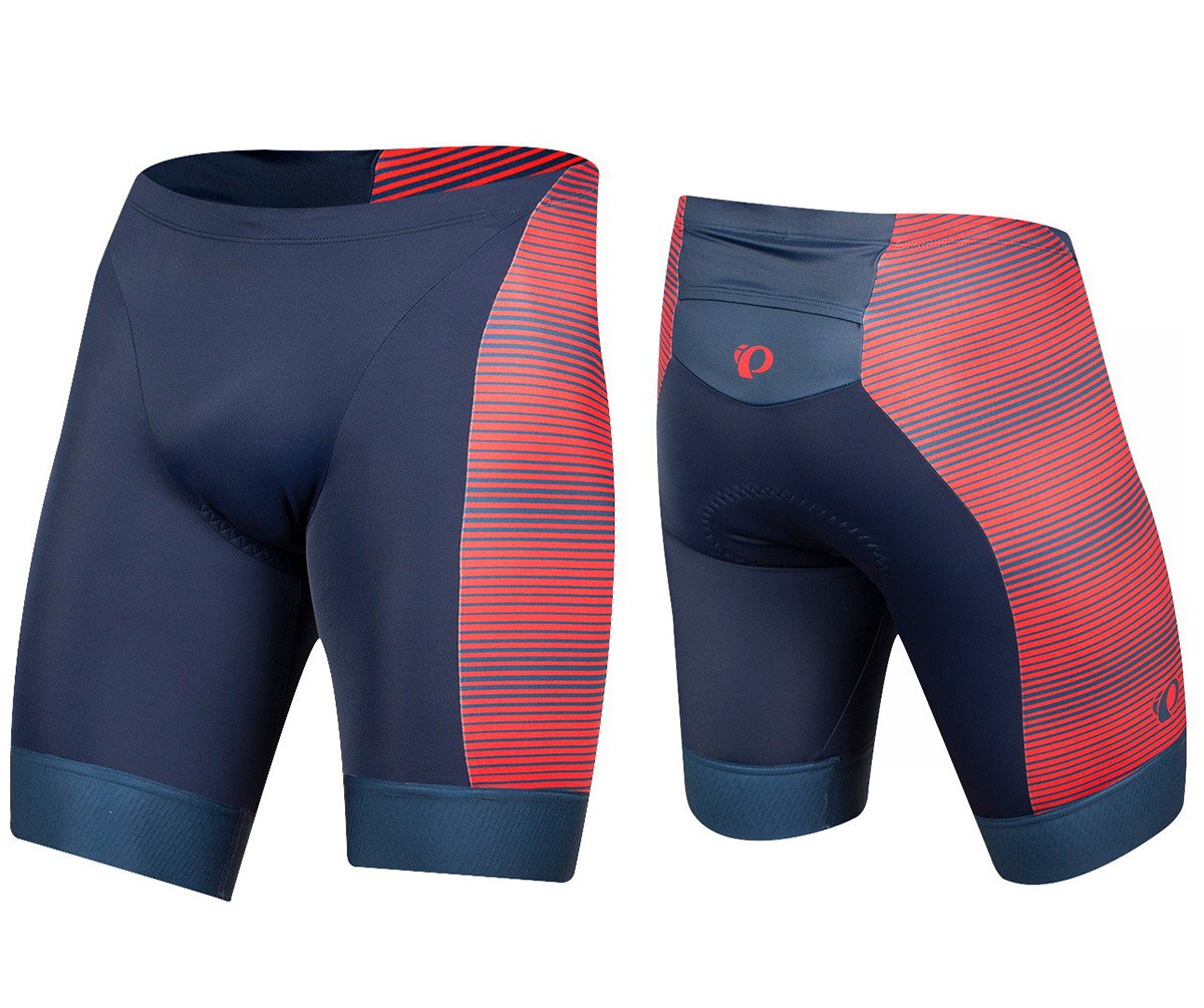 Pearl Izumi Elite Graphic Tri Short - Torch Red-Navy STripe Torch Red - Navy Stripe 2X-Large