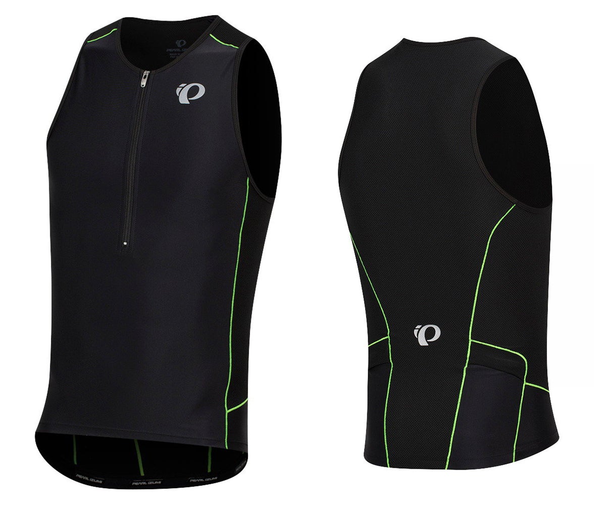 Pearl Izumi Elite Pursuit Tri Singlet - Black-Screaming Green - 2019 Black - Screaming Green 2X-Large