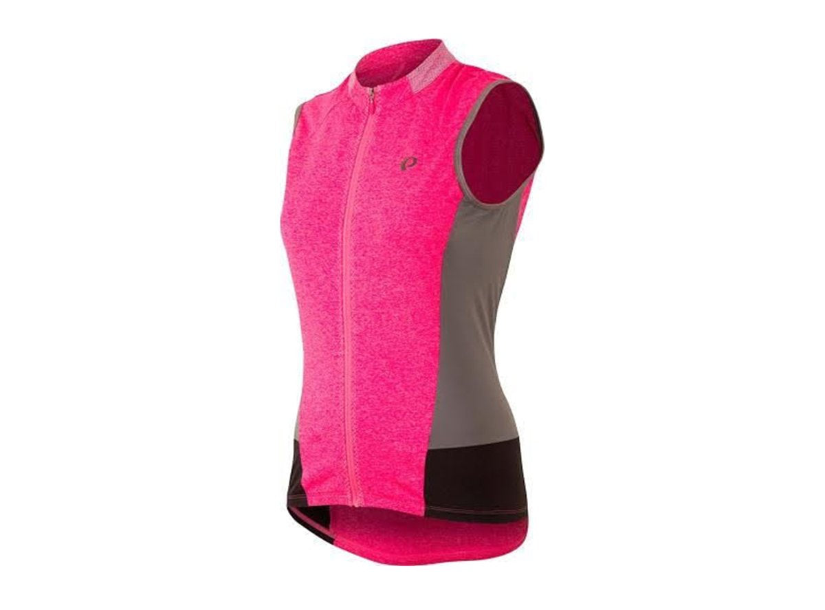 Pearl Izumi Select Escape Sleeveless Road Jersey - Womens - Screaming Pink Parquet Screaming Pink Parquet X-Small