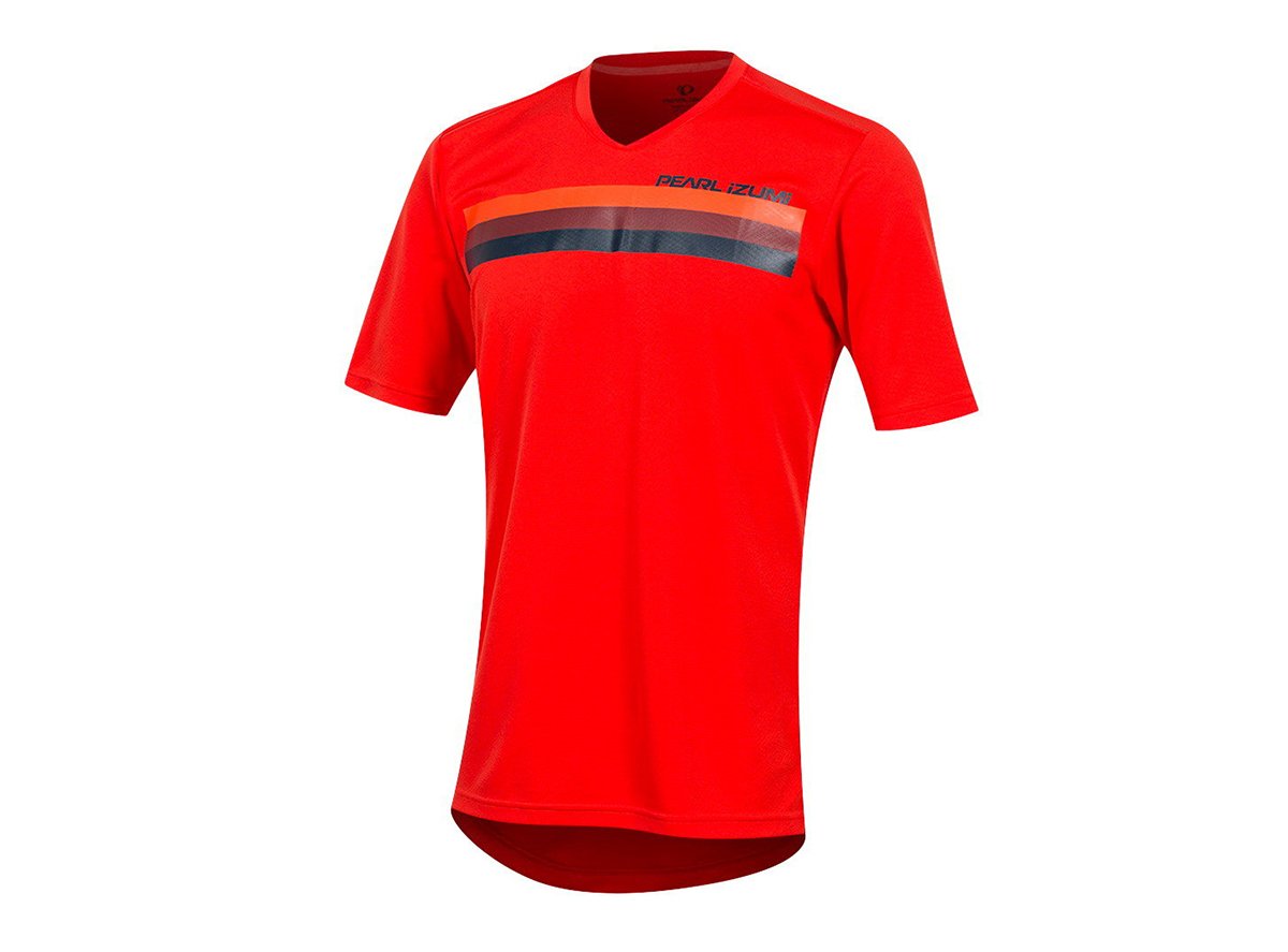 Pearl Izumi Summit Short Sleeve MTB Jersey - Torch Red Torch Red Small