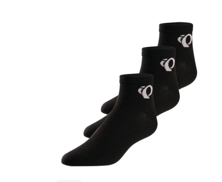 Pearl Izumi Attack Low Sock - 3 Pack - Black - 2018 Black Medium