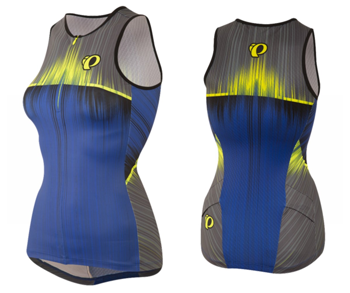 Pearl Izumi Elite InRCool Ltd Tri Singlet - Womens - Vaporize Dazzling Blue Vaporize Dazzling Blue Large