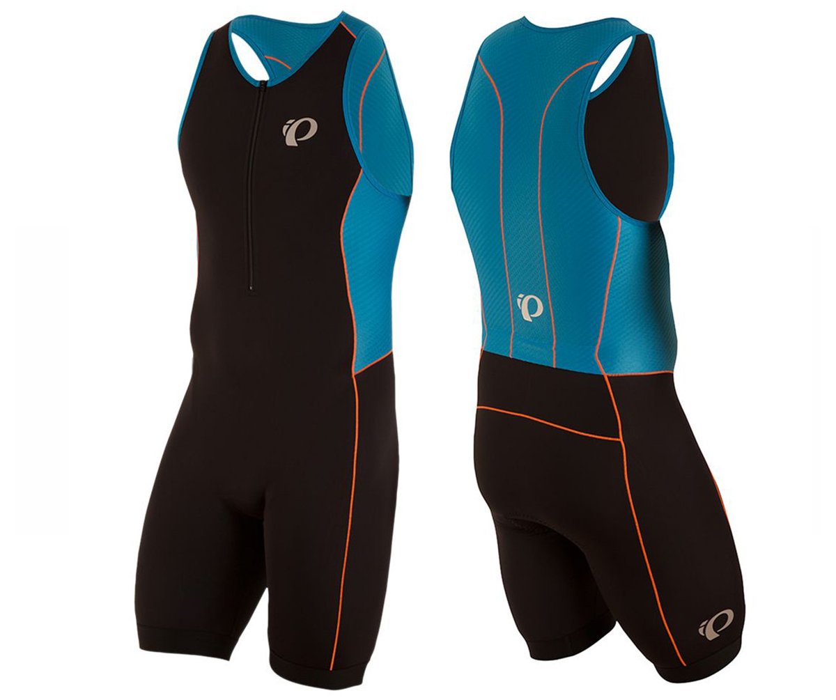 Pearl Izumi Elite Pursuit TRI Suit Black-Bel Air Blue – Cambria Bike