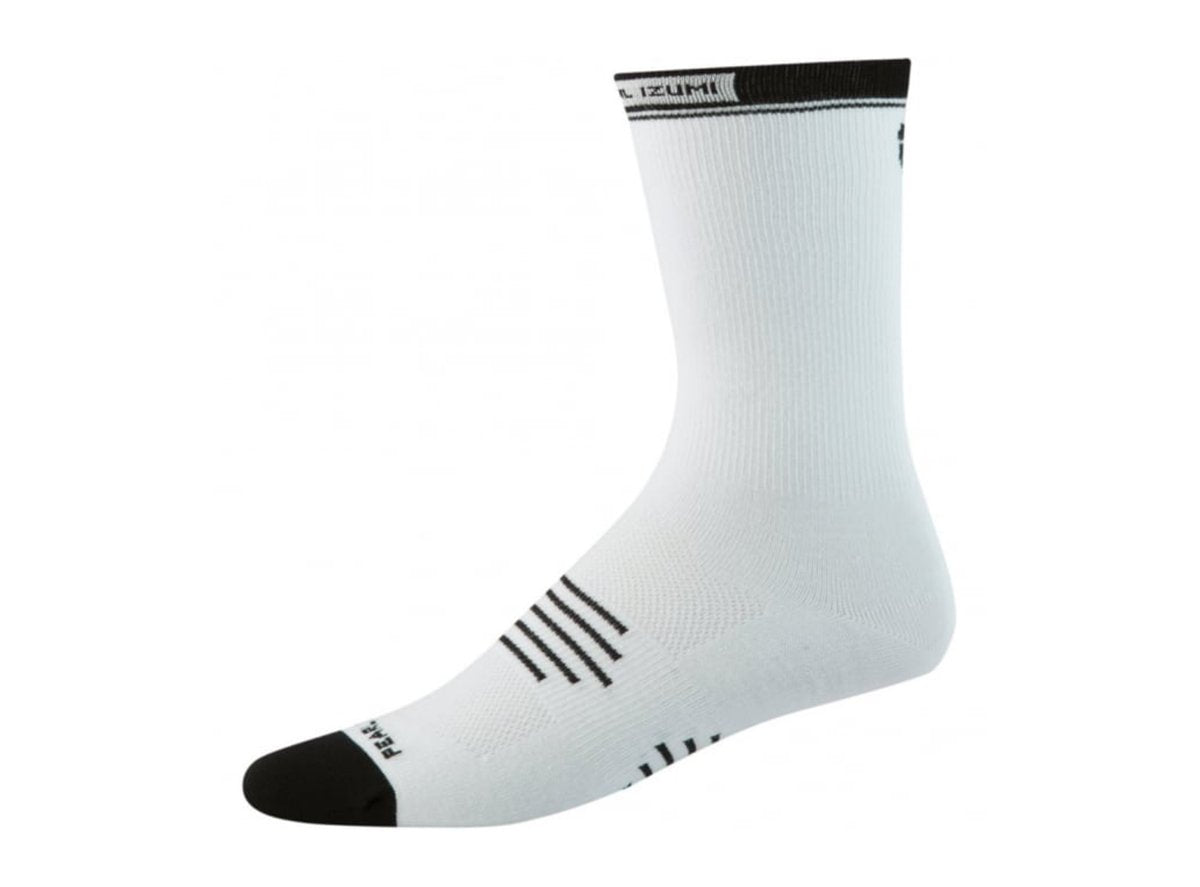 Pearl Izumi Elite Tall Sock - Plain White Plain White Small