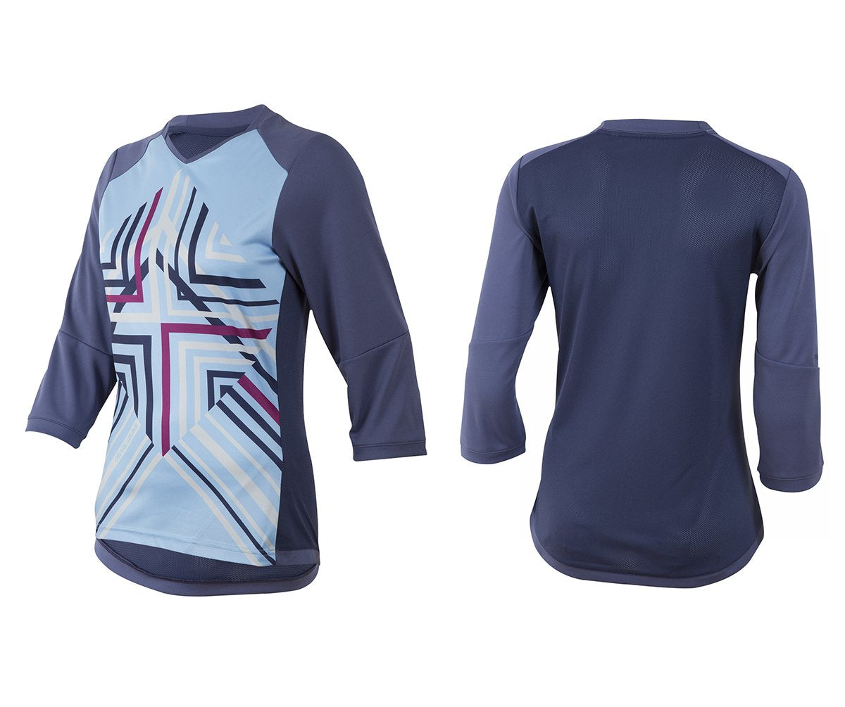 Pearl Izumi Launch 3/4 Sleeve MTB Jersey - Womens - Deep Indigo Deep Indigo Large