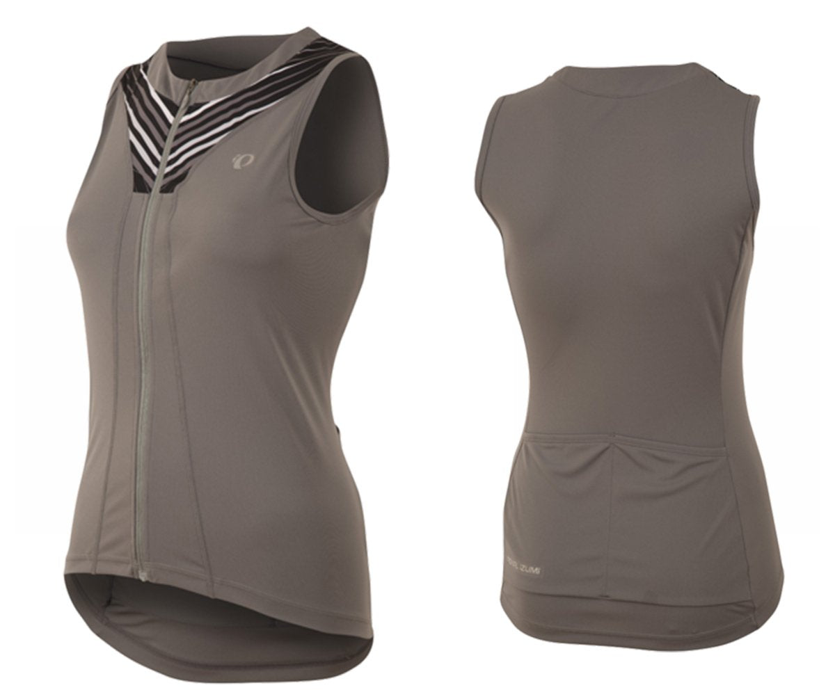 Pearl Izumi Select Pursuit Sleeveless Road Jersey - Womens - Smoked Pearl Whirl Smoked Pearl Whirl Medium