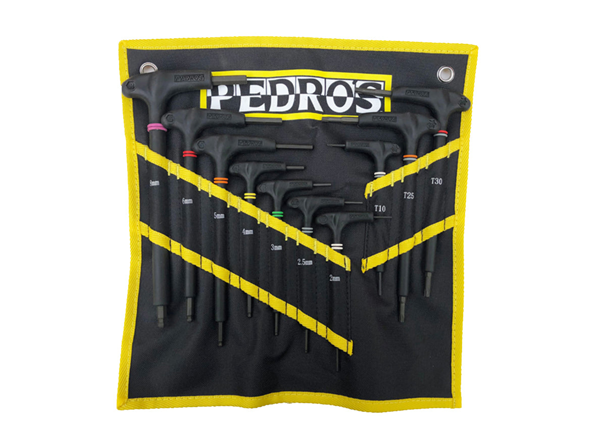 Pedros Pro TL Hex and Torx Set II - Black Black Set