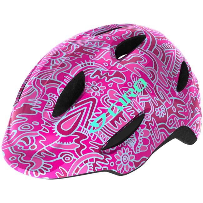 Giro Scamp Child Helmet - Pink Flower Land Pink Flower Land X-Small