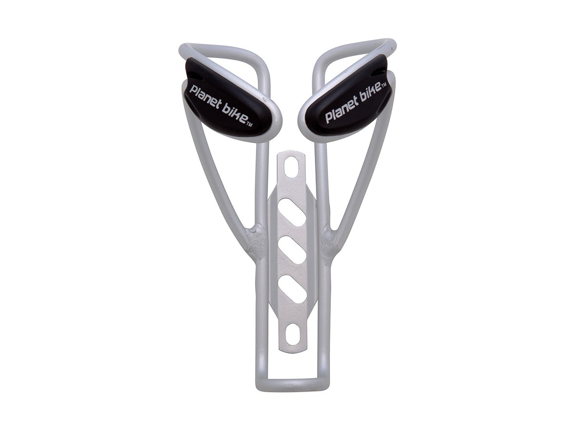 Planet Bike Button Water Bottle Cage - Silver Silver