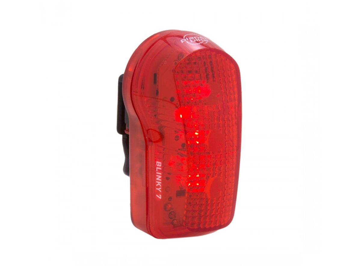Planet bike Blinky 7 LED Rear Light with Batteries - Red Red