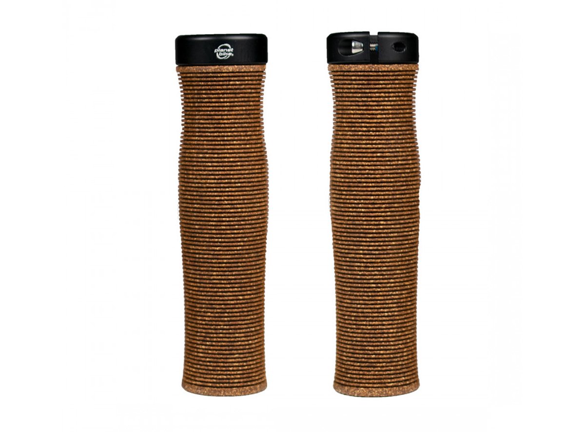 Planet bike Happy Hands Cork Handlebar Grips - Cork Cork Lock On