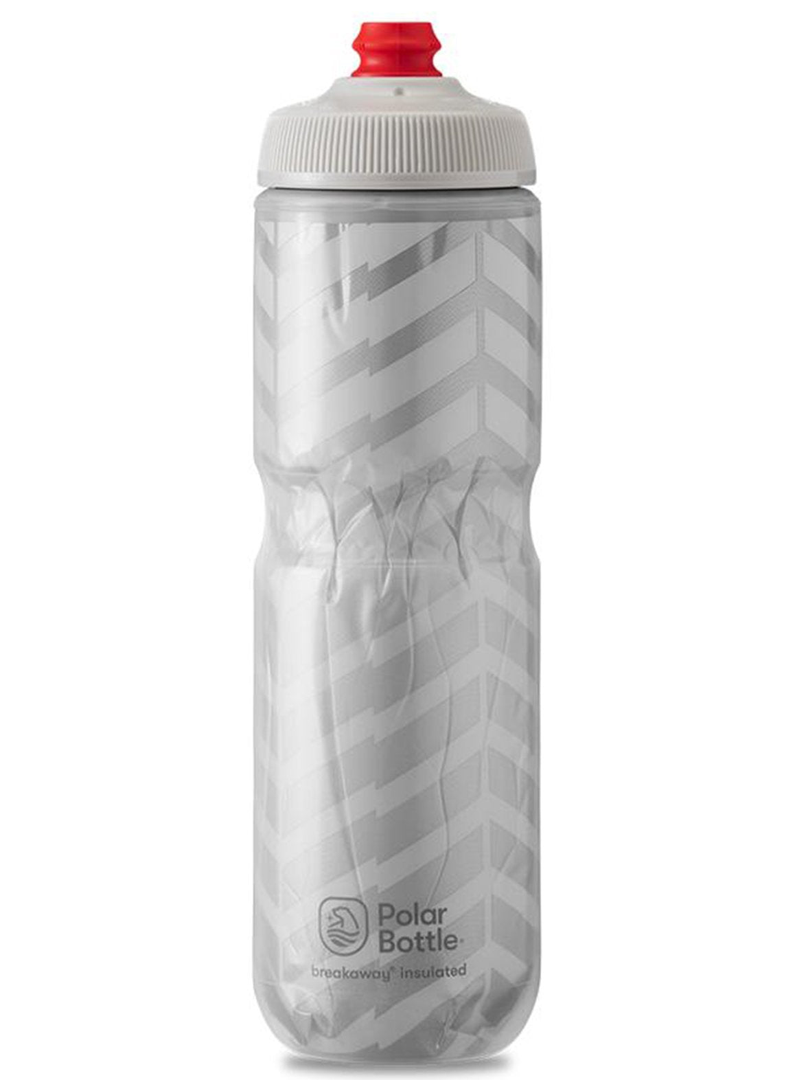 Polar Bottle Breakaway Bolt Insulated Water Bottle - 24oz - White-Silver White - Silver